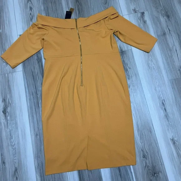 Dress mustard - Picture 5 of 8